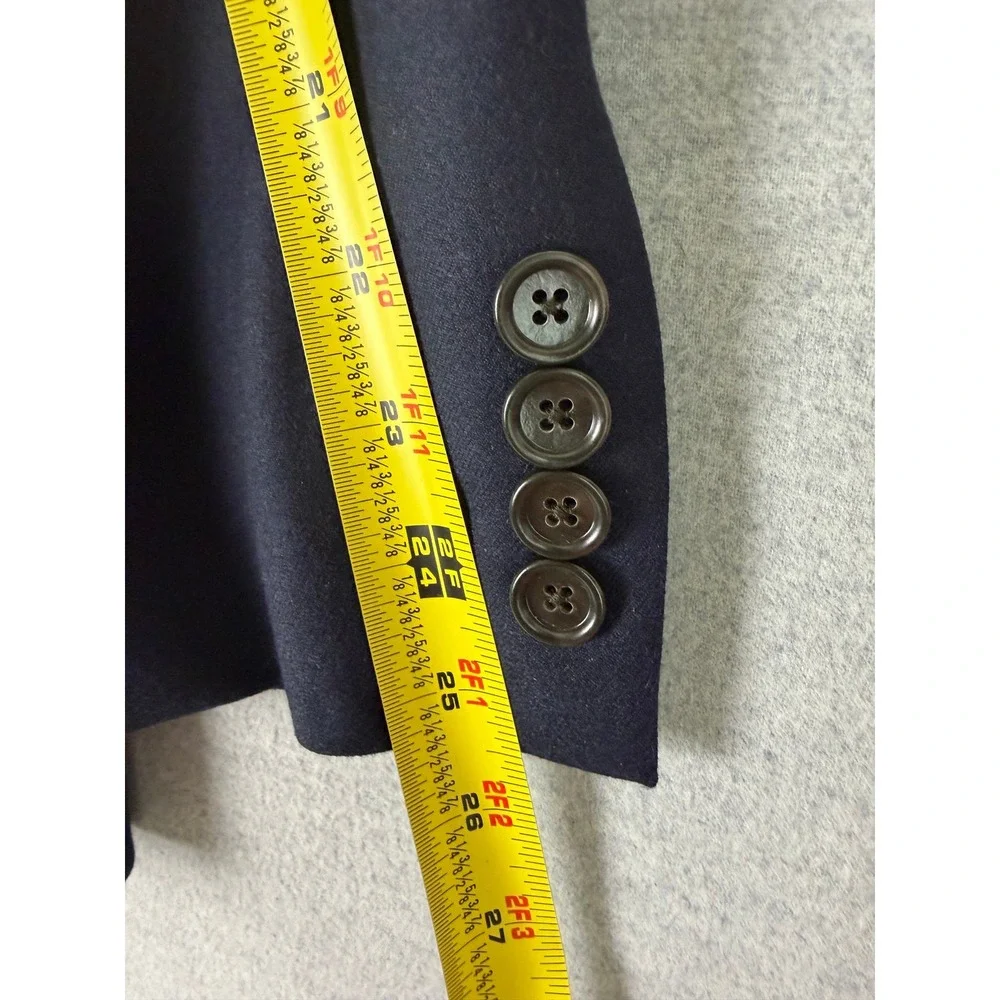 J.Crew Ludlow Slim Fit Navy Blue Wool Suit Jacket Blazer 39R American Woolen NWT